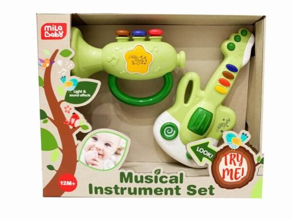 guitar + trumpet set (guitar 2*aaa, trumpet 2*aaa)
