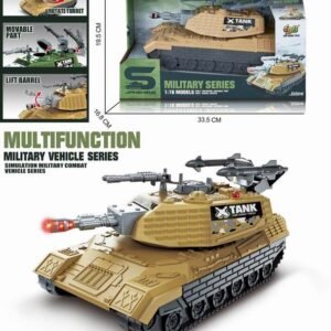 1:16 medium military tank vehicle (inertia & vibration light music)