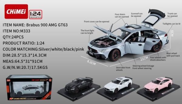1:24 babos 900 amg gt63