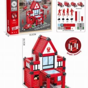 fire puzzle log cabin