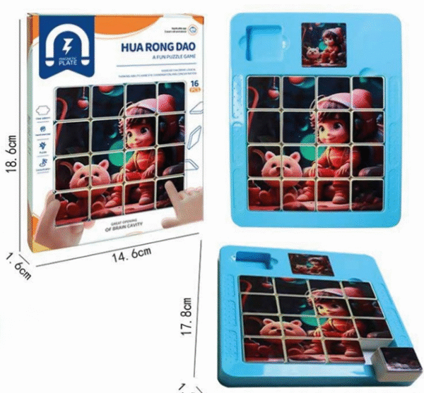 educational sliding tile puzzle for children