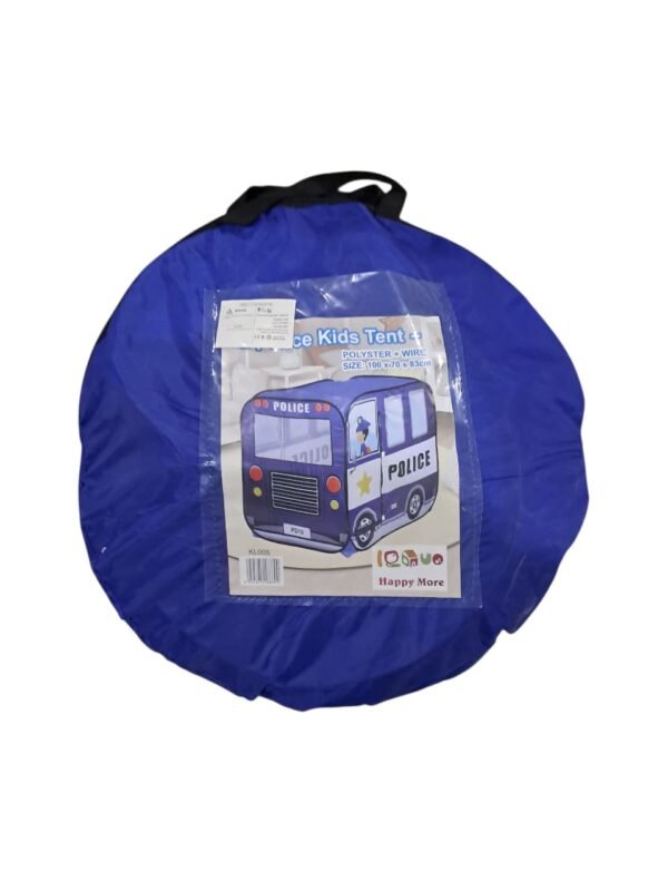police bus pop up play tent | foldable play house for kids