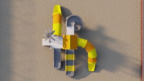 unleash the fun: commercial grade multi slide playground for parks & schools