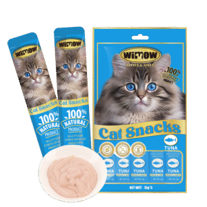 wimow tuna cat snacks blue pack treats 15g